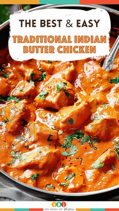 Discover the rich flavors of Traditional Indian Butter Chicken! This classic dish blends tender chicken with creamy, spiced tomato sauce for an unforgettable meal. Perfect for anyone craving a taste of authentic Indian cuisine at home. Ready in just 35 minutes, it's ideal for a family dinner or special occasion. Want to impress at your next meal? Pin this recipe now and enjoy a delectable journey to India any night of the week! International Chicken Recipes, India Food Traditional, Authentic Butter Chicken Recipe Indian, Africa Dishes, Butter Chicken Indian, Authentic Butter Chicken, Traditional Indian Food Recipes, Buttered Chicken, Best Spaghetti Recipe