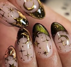 Witchy Nails, Fall Nail, Dream Nails, Manicure E Pedicure, Nail Trends, Wedding Nails, French Nails, Swag Nails