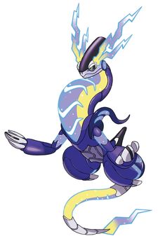 an image of a blue and yellow pokemon character