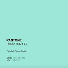 pantone's green 012 c pastels and neons coated with chromite