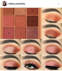 Huda Beauty Eyeshadow Palette, Huda Beauty Eyeshadow, Huda Beauty Palette, Natural Eye Makeup Tutorial, Makeup Ojos, Soft Eye Makeup, Shimmer Eye Makeup, Huda Beauty Makeup, Learn Makeup