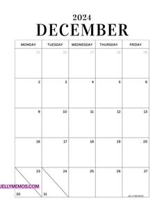 a december calendar with the holidays coming up on it's page and an image of a