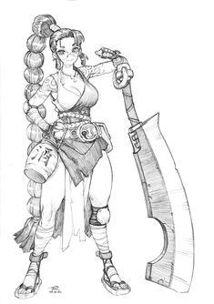 Team Bacon Project, Big Swords Fantasy, Tattoo Character Design, Heroic Fantasy, Character Design Sketches, Anime Drawings Tutorials, Cartoon Character Design, Anime Poses Reference