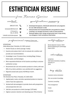 a professional resume template with an image on the top and bottom corner, in black and white