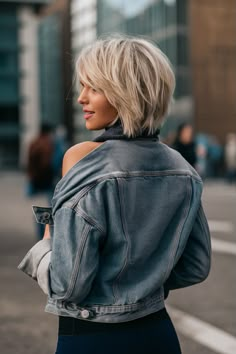 Thin Hair, Don't Care! 10 Hairstyles Ruling 2024 Bobbed Blonde Hairstyles, Latest Hair Trends 2024, Just Above The Shoulder Length Hair, Bob Hairstyles 2024 Trends, Bob Hair Styles For Women Over 50, Blonde Hair Cuts Short, Shaggy Mullet For Women Short, Trending Short Haircuts 2024, Messy Haircuts Women