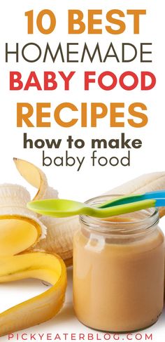 baby food recipe with bananas and peanut butter