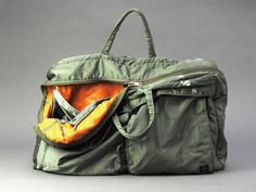 Porter - Yoshida & Co, Green Tanker Boston bag, 22 years old Porter Yoshida Style, Porter Bag Yoshida, Porter Bag, Bag Template, Military Bag, Japanese Bag, Porter Yoshida, Managing Director, Mens Luxury Fashion