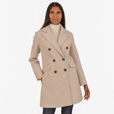 Protect yourself from the elements with this women's Fleet Street faux wool melange coat. Click on this WOMEN'S GUIDE to find the perfect fit and more! Protect yourself from the elements with this women's Fleet Street faux wool melange coat. Click on this WOMEN'S GUIDE to find the perfect fit and more! FEATURES Faux wool construction 4 front pockets 2-button front Long sleeves Fully linedFIT & SIZING 34 1/2-in. length from shoulder to hem Designed to hit above the knees MidweightFABRIC & CARE Po Fleet Street, Plus Size Outerwear, Protect Yourself, Color Ivory, Outerwear Coats, Outerwear Women, Above The Knee, Gender Female, Age Group