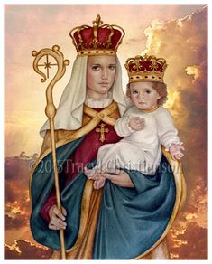 "Our Lady of Good Success Fine Art Print Choose 8x10\", 11x14\", 16x20\", 18x24\" 20x26\", or 22x28\" print size.  DESCRIPTION: This fine art print is ready to frame. It is a copy of my original Prismacolor pencil portrait. The 8x10\" and 11x14\" are printed on acid-free 80 lb. cardstock. The 16x20\" and larger are printed on premium 11-mil, acid-free paper. The watermark will not appear on your print. PACKAGING: 8 x 10\" images are printed on 8.5 x 11\" paper. All prints 11x14 and larger are carefully rolled and shipped in a rigid mailing tube to ensure safe shipment. We take great care to package your order so it arrives in perfect condition. Order with confidence! ADDITIONAL INFO: Our Lady of Good Success Feast day: February 2 Our Lady of Good Success is one of the titles of the Blessed Happy Feast Day, Holly Pictures, Happy Feast, Marian Apparition, Santa Helena, Religious Pictures, Queen Of Heaven, Quito Ecuador, Blessed Mother Mary