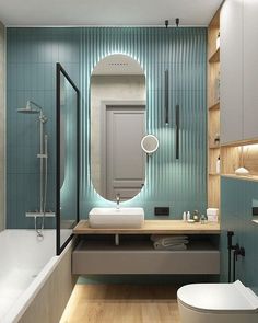 Bathroom ideas small modern Latest Bathroom Designs, Modern Small Bathrooms, Luxury Master Bathrooms, Restroom Design, Latest Interior Design, Interior Design Boards, Small Bathroom Ideas Modern, Bathroom Design Inspiration