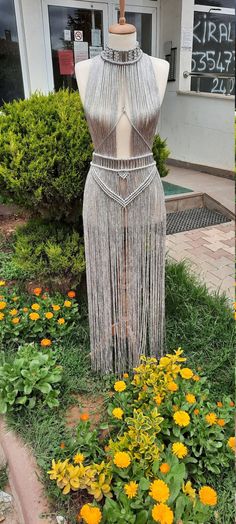 MACRAME DRESS mİamİ - Etsy Macrame Outfit, Sparkly Gold Dress, Macrame Wedding Dress, Cher Outfit, Macrame Swimsuit, Dragon Woman, Dress Festival Outfit, Bnha Hero Costumes, Cleopatra Dress