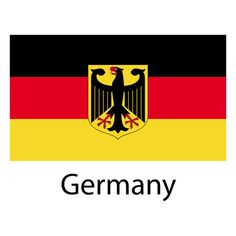 the german flag with an eagle on it