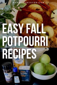 an image of easy fall potpouri recipe