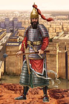 Babylonian Warrior, Assyrian Soldier, Babylon Empire, Babylon King, Babylon City, Nebuchadnezzar Ii, Babylonian Empire, Hanging Gardens Of Babylon, Egyptian Drawings