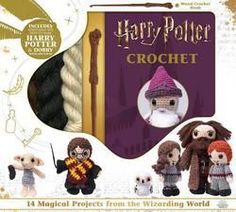 the harry potter crochet book is shown