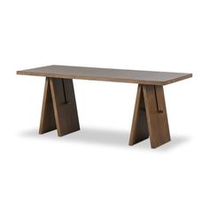 A minimalist frame on this large-scale desk lets the natural character of cracked oak take center stage. Designed with A-frame legs with exposed wood dowel joinery. Birch Lane™ Birch Lane™ Keili Desk - Desks | Size 30" H X 75" W X 30" D Dowel Joinery, Minimalist Frame, Desk Size, Exposed Wood, Bathroom Refresh, Curtain Accessories, Birch Lane, Center Stage, A Frame