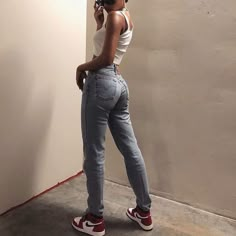 Model Legs, Outfit Jeans, Fashion Streetwear, Mode Inspiration, Streetwear Outfit