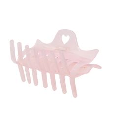 The perfect claw clip for thick, voluminous hair of any texture. Create an effortless look for morning to night. No pull, no headache, just good hair. Use this claw clip on dry or wet hair. Designed for voluminous hair Clip Color: Pink Vanilla Dimensions: 4" x 2 1/2" Hair Clip Custom biodegradable acetate Weighs 1.2 oz Coquette Claw Clip, Thick Voluminous Hair, Pink Claw Clip, Emi Jay, Pink Items, Custom Gift Cards, Pink Vanilla, Voluminous Hair, Good Hair