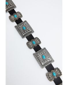 Shyanne Women's Turquoise Concho Belt, Black Black Leather Embroidered Belt Buckles, Chic Embroidered Leather Belt, Chic Leather Belt With Embroidery, Adjustable Black Embroidered Belt, Black Embroidered Adjustable Belt, Black Western Style Embroidered Belt, Western Black Embroidered Belt, Concho Belt Outfit, Trendy Mom Outfits