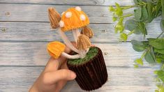 Pipe Cleaner Basket, Pipe Cleaner Mushroom, Pipe Cleaner Succulents, Pipe Cleaner Cactus, Pipe Cleaner Halloween Crafts, Pipecleaner Flowers How To Make, Things To Make Out Of Pipe Cleaners, Pipe Cleaner Pumpkin, Things To Make With Pipe Cleaners