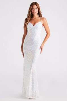 Formal Dresses | Long Gowns to Short Formal Dresses | Windsor Iridescent Sequin Dress, Iridescent Prom Dress, Bridesmaids Bachelorette, Windsor Dresses Prom, Sequin Ball Gown, Iridescent Dress, Prom 2023, Iridescent Sequin, Colorful Dresses Formal