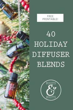 Get a free printable of 40 holiday essential oil diffuser blend recipes to fill your home with healthy scents of the season! Doterra Holiday Joy Diffuser Blends, Christmas Spirit Diffuser Blends, Essential Oil Blends Doterra, Essential Oil Recipes Diffuser, Holiday Diffuser Blends, Christmas Diffuser Blends, Wintergreen Essential Oil, Essential Oil Brands