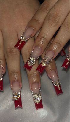 Occasion Nails, Red And Gold Nails, The Olsen Twins, The Memes, Pedicure Manicure, Olsen Twins, Design Nails, Designs Nail