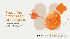 an advertisement for intersecurios showing a clock with arrows pointing in different directions