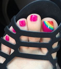 Pride Toe Nails Rainbow toe nails, Toe nail designs, Neon toe nails Rainbow Toes Nails, Rainbow Pedicure Ideas, Pride Toenails Designs, Pride Pedicure Ideas, Pride Toenails, Pride Toe Nails Designs, Rainbow Toe Nail Designs, Rainbow Pedicure Toenails, Pride Pedicure