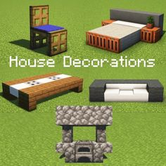 the different types of furniture in minecraft