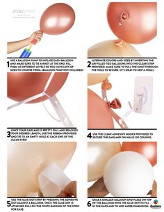 instructions for how to make an inflatable balloon