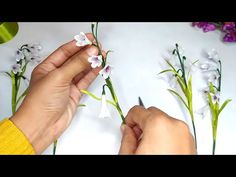 DIY | How To Make Satin Ribbon Flower Easy | Tutorial Membuat Bunga Dari Pita Satin - YouTube Cute Paper, Paper Ribbon, Ribbon Crafts, Floral Display