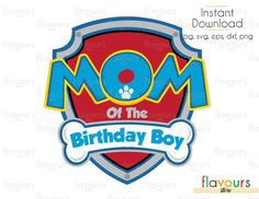 the mom of the birthday boy logo