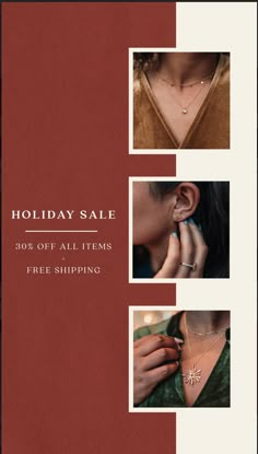 the holiday sale is on and it's free shipping