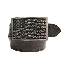 Kids’ 1 1/4" American Flag Buckle Belt - AndWest American Flag Kids, Cool Belt Buckles, Buckle Bunny, Cowgirl Belts, Kids Belt, Buckle Jeans, Country Kids, Western Belt, Navajo Jewelry