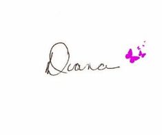 the word dance written in cursive writing on a white background with pink butterflies