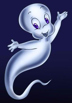 a ghost with the caption caper