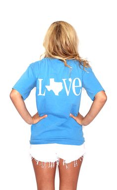 Representing a little taste of home! Shes Like Texas, Loving Texas, Texas Girl, Down South, Jewelry And Accessories, Pocket Tee, Country Girls, Passion For Fashion, Boutique Clothing