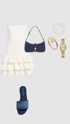 St Tropez Outfit, All White Party Outfits, Job Clothes, Spring Attire, Vacay Outfits, Summer Vacation Outfits, Outfit Layout, Arab Fashion, Cute Preppy Outfits