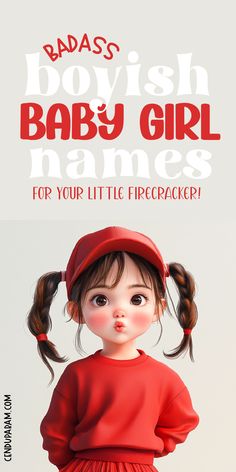 Looking for some unique, cute and spunky girl names with some attitude for your baby girl? Check out this list of boyish girl names. Cute boyish girl names list. Tomboy names for girls. Aesthetic boyish girl names. Cute boy names for girls. Cute tomboy names for girls. Edgy girl names. Tough girl names. Cool baby girl names. Strong baby girl names. Masculine girl names. Masculine names for girls. Unisex names for girls. Badass girl names. Strong girl names. Badass tom boy names for girls.