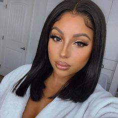 Amella Human Hair Wigs Short Straight 4x4/13x4 Lace Bob Wig 180% Density - amellahair Alfred Sauce, Bob Lace Wig, 6 Flags, Straight Short Bob, Wigs Bob, Straight Bob Hairstyles, Wigs Straight, Remy Hair Wigs, Remy Human Hair Wigs