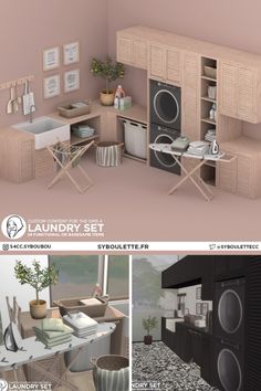 the laundry set is very clean and ready for us to use in your home or office