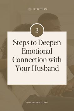 Strengthen your marriage by connecting vulnerably with your husband. Follow these 3 essential steps to open up emotionally, foster trust, and build a deeper, more intimate relationship. Strengthen Your Marriage, Safe Space, Open Up