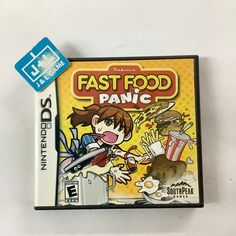 Fast Food Panic - (NDS) Nintendo DS [Pre-Owned] Video Games SouthPeak Games 3ds Games, Yummy Dishes, Kawaii Games, Game Cover, Nintendo Ds Games, Game Websites, Ds Games, Playstation Games, Simulation Games