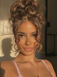 Hair Stylies, Baddie Hairstyles, Aesthetic Hair, Prom Hair, Pretty Hairstyles, Hair Goals, Hair Looks, Hair Tutorial, Cute Hairstyles