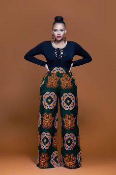 Ankara Trousers, African Prom Dresses, African Print Dress, Printed Wide Leg Pants, African Print Fashion Dresses