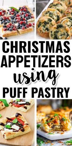 christmas appetizers using puff pastry are easy to make and can be made in minutes