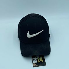 About this item Condition: Pre-owned: An item that has been used or worn previously. Nike Classic 99 Dri Fit Cap Hat Pre-owned item in good condition Size: One Size Brand: Nike a well know apparels, accessories, shoes brand that started off from Oregon. Size: One Size Department: Men Style: Golf Hat Theme: Classic Color: Black Nike Black Baseball Cap For Outdoor, Black Hat Nike, Nike Cotton Cap, Adjustable Nike Cotton Hat, Nike Sports Hat One Size, Golf Hat, Nike Classic, Golf Hats, Fitted Caps