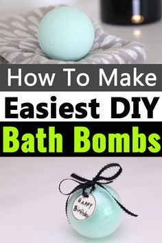 how to make an easy diy bath bomb