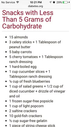 Low Carb Food List, Prediabetic Diet, Recipes For Diabetics, Healthy Recipes For Diabetics, Carb Snacks, Low Carb Food, Low Carb Foods, Carb Foods, Low Carbs